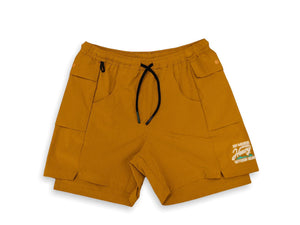 no more heAvy orange 4 Pockets Shorts（Short ver.) 橙色四袋短褲