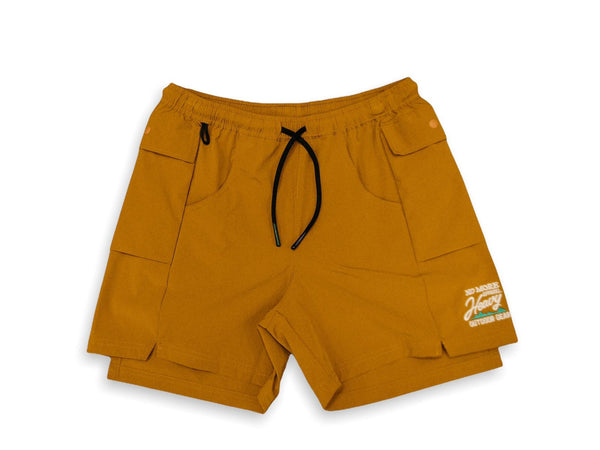 no more heAvy orange 4 Pockets Shorts（Short ver.) 橙色四袋短褲