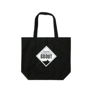 GO OUT JAPAN logo tote bag 黑色環保袋（官方商品）