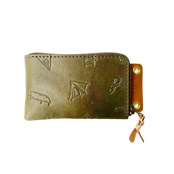 BROWN BROWN X GO OUT EMBOSSED EI MINI WALLET 壓花錢包