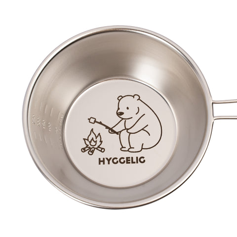 HYGGELIG BBQ bear Sierra Cup 燒烤小熊圖案登山杯