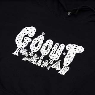 GO OUT JAPAN hoodie   黑色連帽衛衣 （官方商品）